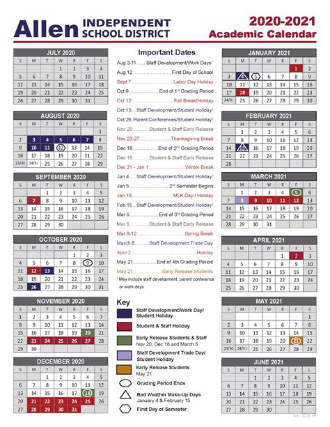 Allen Isd 2022 Calendar